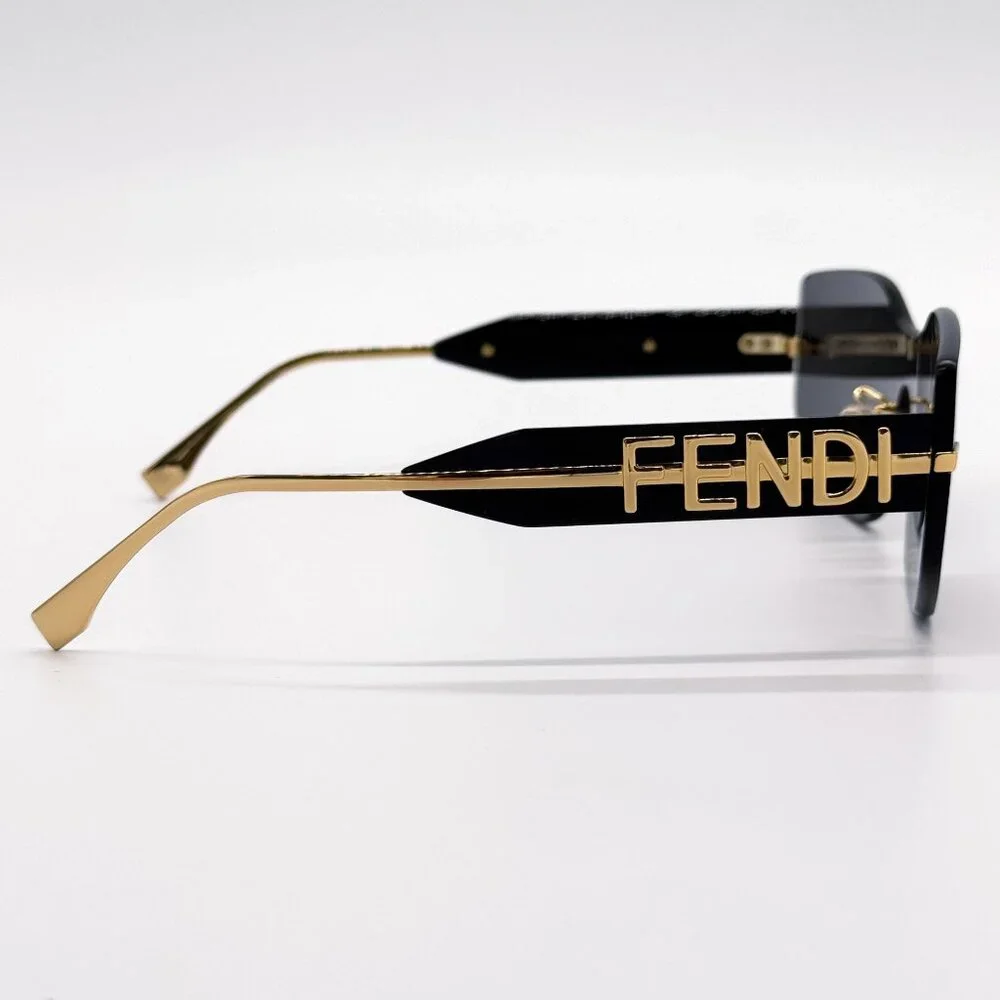NEW FENDI SUNGLASSES FE40066U 30A GOLD/GRAY UNISEX EYEWEAR